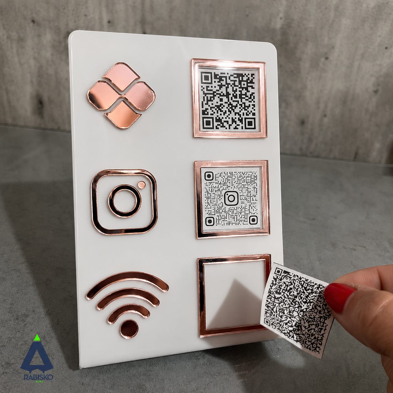 Placa WiFi Acrílico