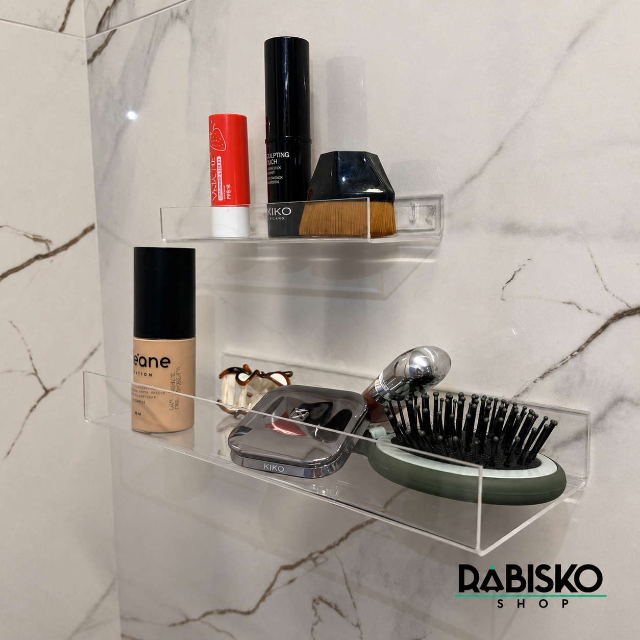Suporte organizador de banheiro para aparelho de barbear